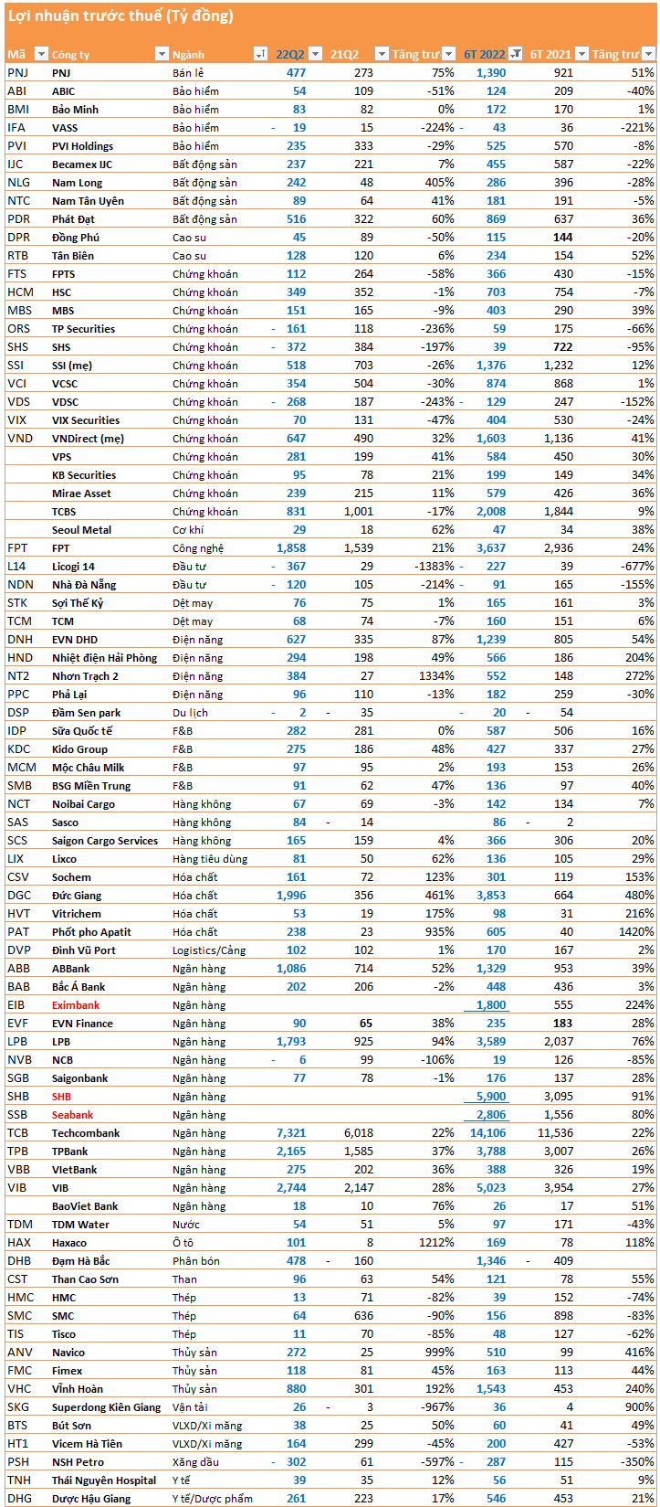 Cập nhật mùa BCTC quý 2: Loạt công ty chứng khoán, ngân hàng lớn đã công bố, nhiều doanh nghiệp vẫn đạt tăng trưởng cao - Ảnh 5.