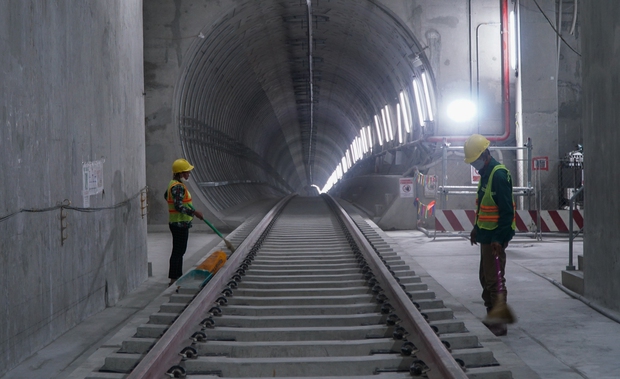  Diện mạo mới nhất của nhà ga ngầm trung tâm Bến Thành và Ba Son của tuyến Metro TP.HCM - Ảnh 20.