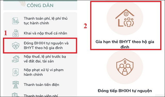 Hướng dẫn các bước gia hạn bảo hiểm y tế và đóng bảo hiểm xã hội online đơn giản - Ảnh 2.