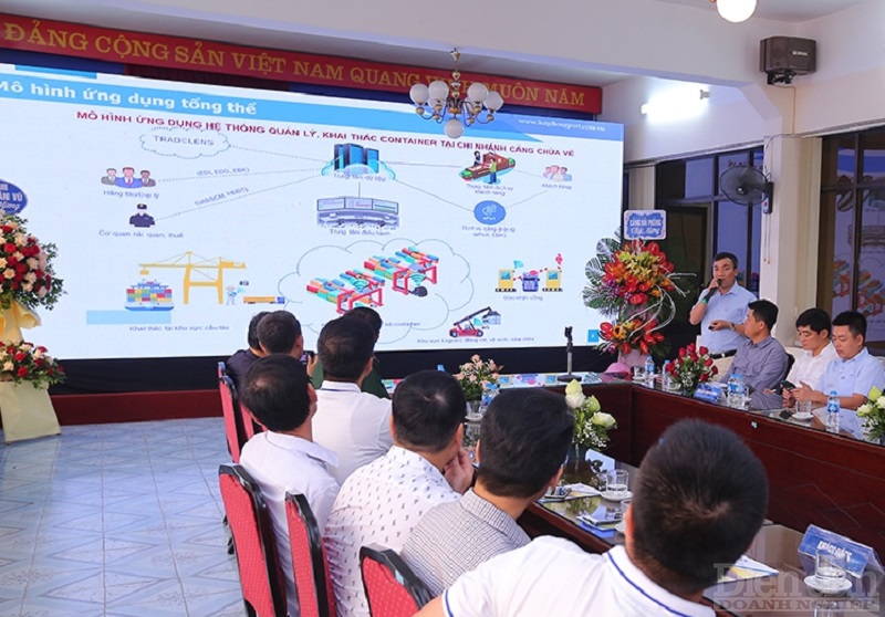 Cảng Hải Phòng đưa hệ thống quản lý thông minh vào sản xuất - Ảnh 1. Cảng Hải Phòng đưa hệ thống quản lý thông minh vào sản xuất - Ảnh 1.