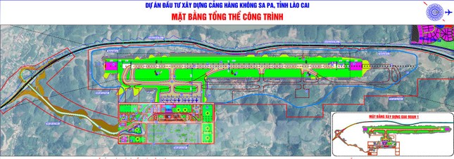 Phối cảnh và thực tế vị trí sân bay Sa Pa trước ngày khởi công - Ảnh 1.