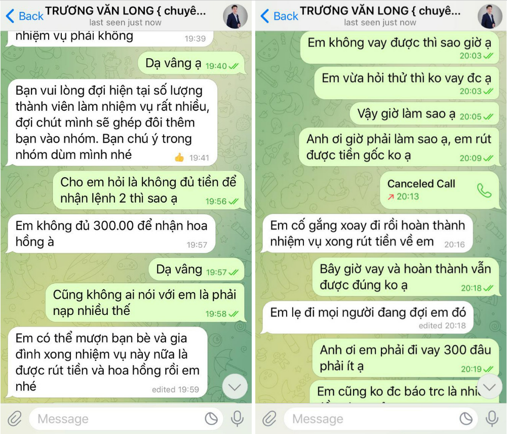 Cảnh báo chiêu trò lừa đảo việc nhẹ lương cao trên mạng xã hội - Ảnh 14. Cảnh báo chiêu trò lừa đảo việc nhẹ lương cao trên mạng xã hội - Ảnh 14.