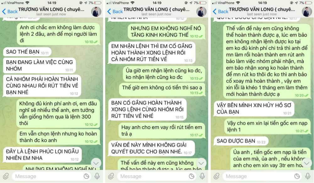 Cảnh báo chiêu trò lừa đảo việc nhẹ lương cao trên mạng xã hội - Ảnh 15. Cảnh báo chiêu trò lừa đảo việc nhẹ lương cao trên mạng xã hội - Ảnh 15.