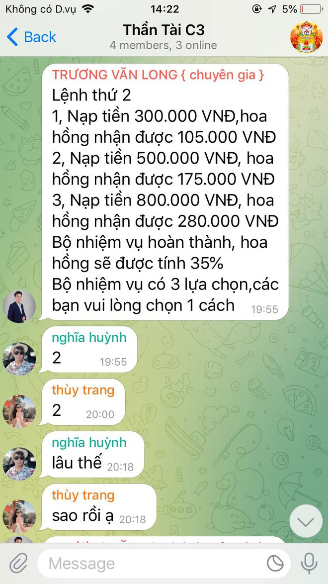 Cảnh báo chiêu trò lừa đảo việc nhẹ lương cao trên mạng xã hội - Ảnh 18. Cảnh báo chiêu trò lừa đảo việc nhẹ lương cao trên mạng xã hội - Ảnh 18.
