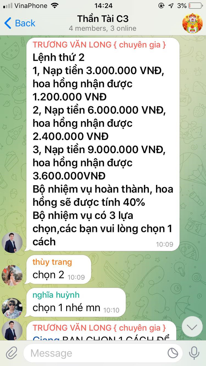 Cảnh báo chiêu trò lừa đảo việc nhẹ lương cao trên mạng xã hội - Ảnh 20. Cảnh báo chiêu trò lừa đảo việc nhẹ lương cao trên mạng xã hội - Ảnh 20.