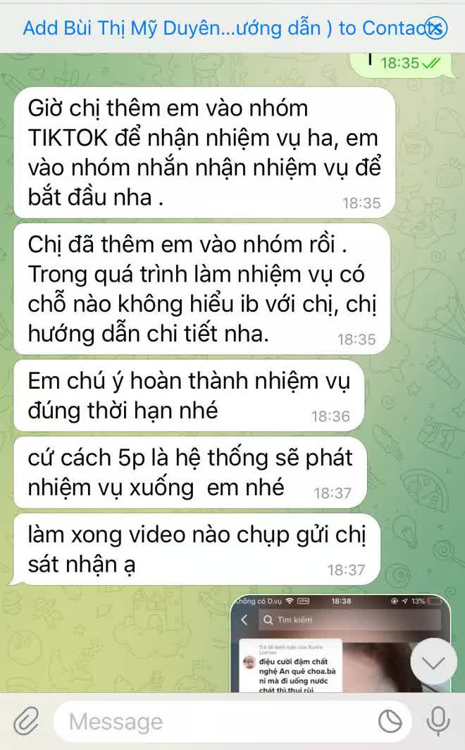 Cảnh báo chiêu trò lừa đảo việc nhẹ lương cao trên mạng xã hội - Ảnh 4. Cảnh báo chiêu trò lừa đảo việc nhẹ lương cao trên mạng xã hội - Ảnh 4.