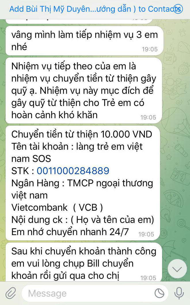 Cảnh báo chiêu trò lừa đảo việc nhẹ lương cao trên mạng xã hội - Ảnh 8. Cảnh báo chiêu trò lừa đảo việc nhẹ lương cao trên mạng xã hội - Ảnh 8.