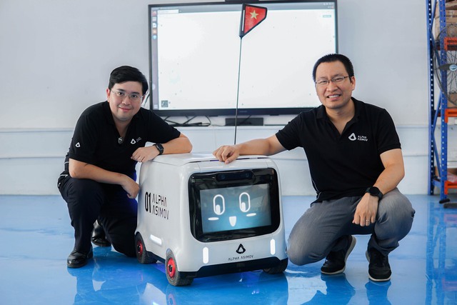  Cựu Giám đốc Grab VN hé lộ startup mới: Robot giao hàng không người lái đầu tiên ở Việt Nam, mỗi lần chở được 10 tô phở  - Ảnh 1.