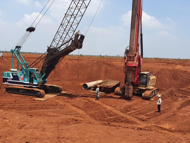 Đã xong móng nhà ga sân bay Long Thành, sẵn sàng khởi công - Ảnh 1.