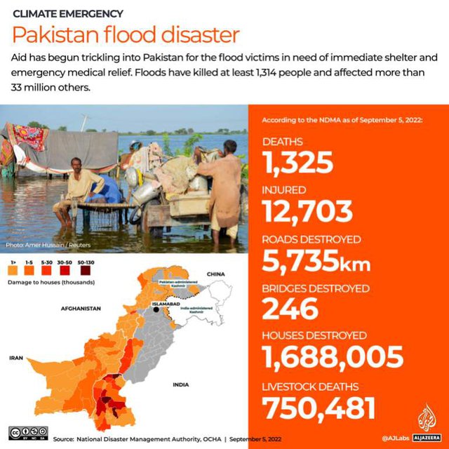 Lũ lụt kinh hoàng chưa từng có ở Pakistan khiến Tổng Thư ký Liên Hợp Quốc bị sốc - Ảnh 3.