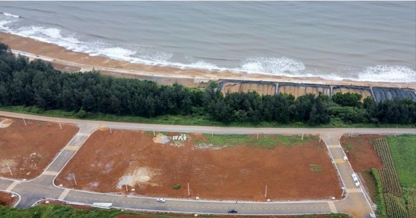 Bỏ cọc loạt lô đất vàngven biển Quảng Trị - Ảnh 1.
