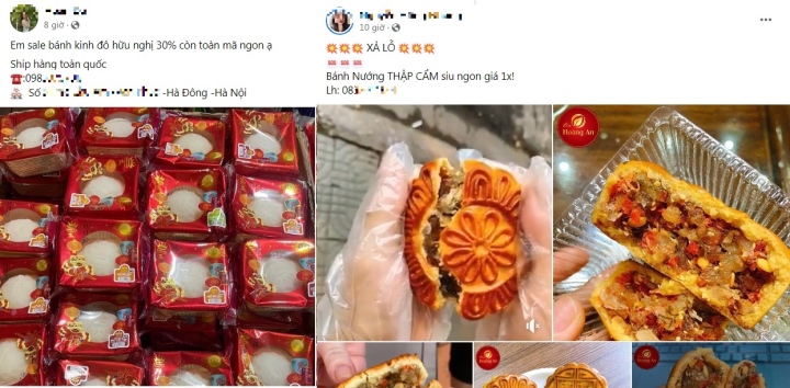 Chợ mạng ào ạt xả hàng bánh trung thu giá rẻ - Ảnh 1.