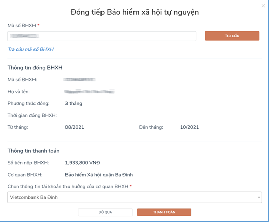 Hướng dẫn cách đóng BHXH tự nguyện online đơn giản nhất - Ảnh 4.