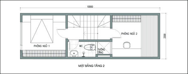 Tư vấn thiết kế nhà ống 33m² có giếng trời và nhiều cây xanh - Ảnh 2.