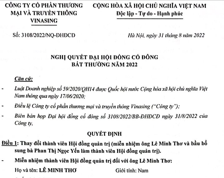 Vinasing Group trong vụ mua KDC Đại Nam của ông Dũng Lò vôi là ai? - Ảnh 4.