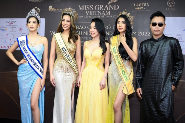 Thảm đỏ Miss Grand Vietnam 2022: Thùy Tiên nổi bật cùng các hoa hậu và dàn thí sinh - Ảnh 7.