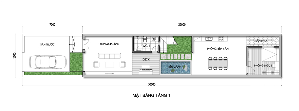 Tư vấn thiết kế cho nhà ống có chiều dài tới 30m - Ảnh 1.