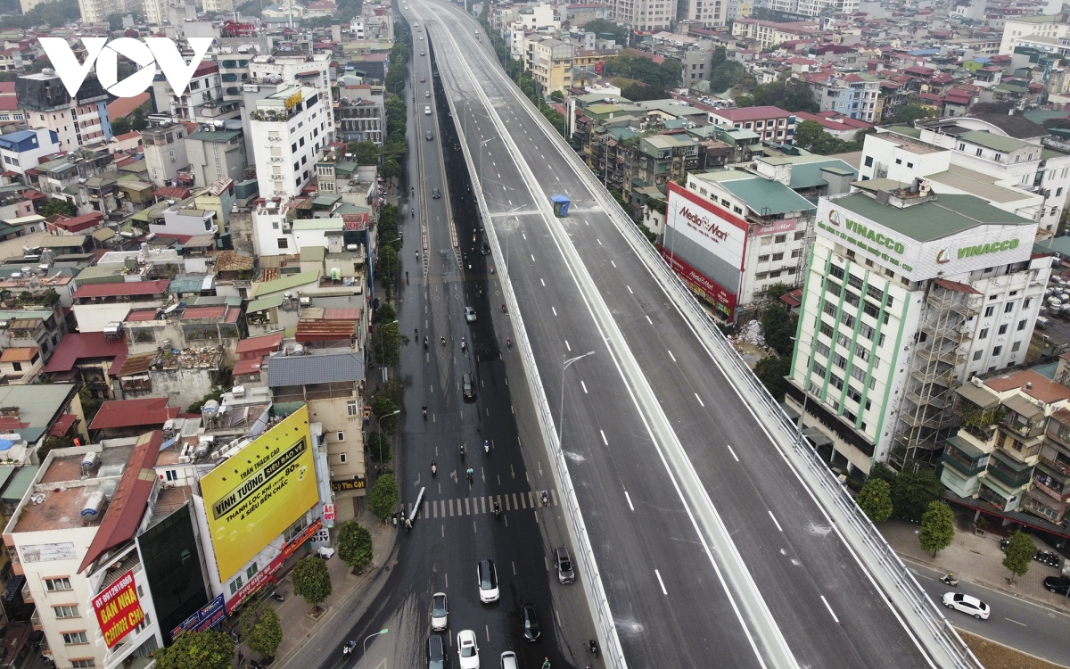 Cận cảnh Vành đai 2 Hà Nội trước ngày thông xe - Ảnh 9.