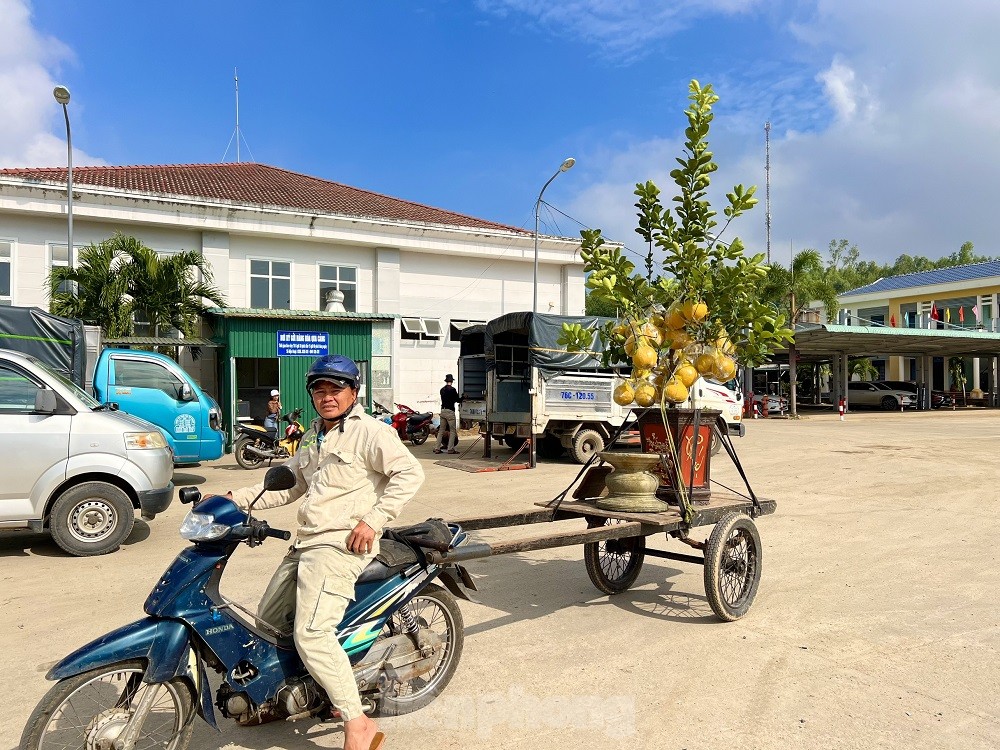 Trời vừa hửng nắng, tàu chạy hết công suất để kịp ‘chở Tết’ ra đảo Lý Sơn - Ảnh 17.