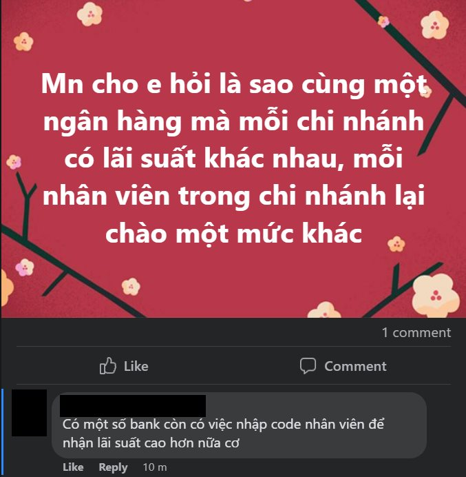 Người gửi tiền chóng mặt vì cùng một ngân hàng nhưng lãi suất mỗi nơi mỗi khác - Ảnh 1. Người gửi tiền chóng mặt vì cùng một ngân hàng nhưng lãi suất mỗi nơi mỗi khác - Ảnh 1.