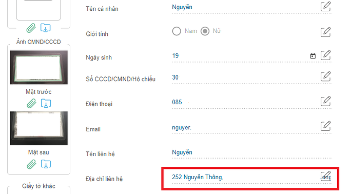 Cách điều chỉnh thông tin cá nhân trên VssID - Ảnh 11.