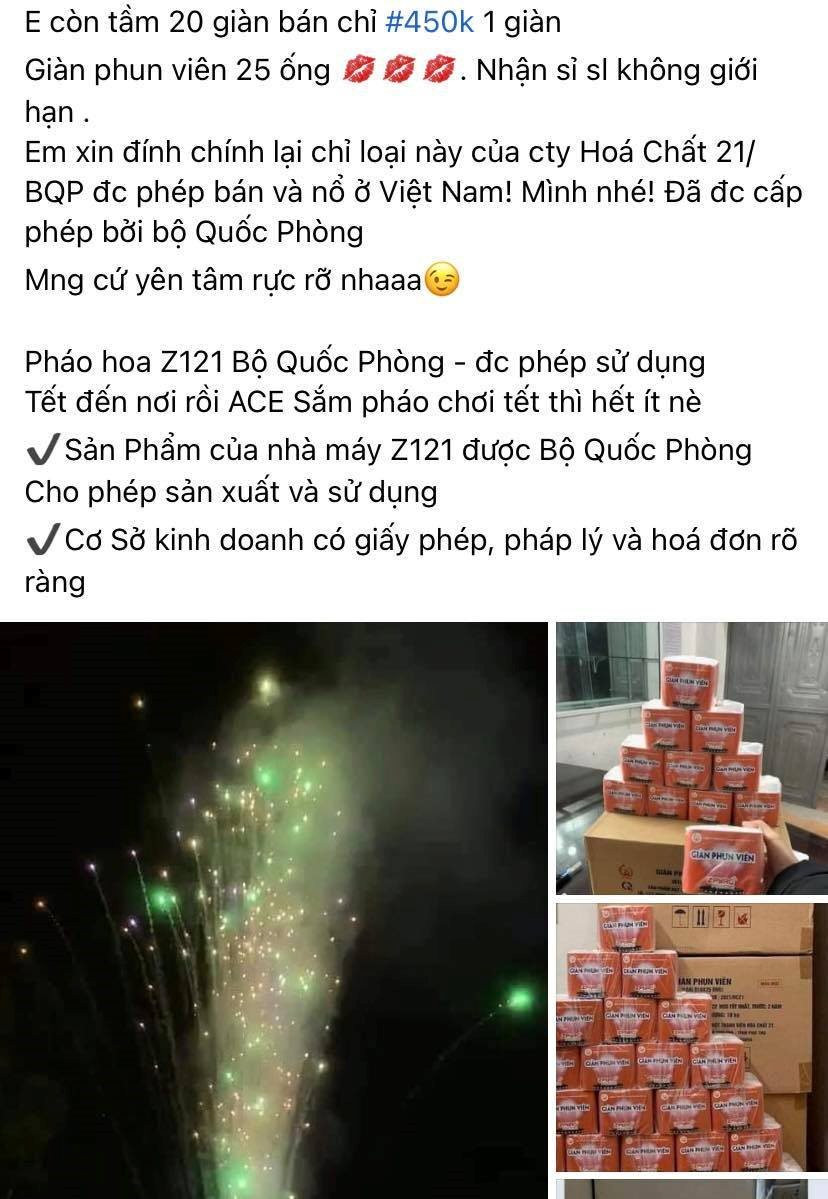 Qua mùa loạn giá, pháo hoa Z121 giảm giá mạnh, dân buôn đồng loạt hô bán xả lỗ chạy đua với Tết - Ảnh 4.