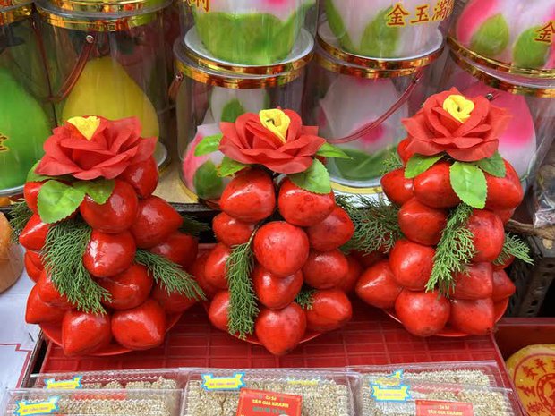 Vòng quanh chợ Phùng Hưng, tròn mắt với vô vàn món bánh truyền thống của người Hoa dịp Tết Nguyên đán - Ảnh 13.