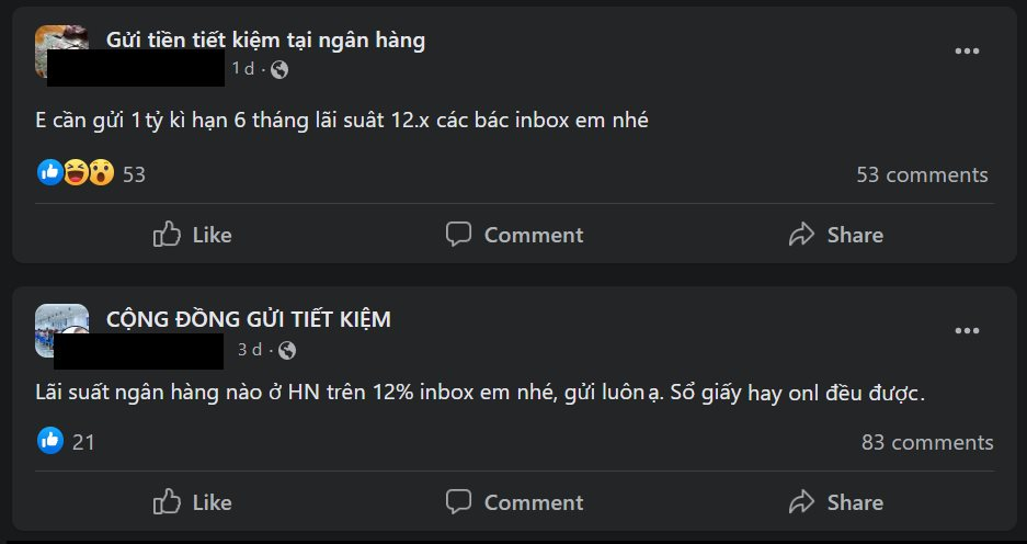 Người gửi tiền đua nhau tìm banker có thể hỗ trợ gửi tiền lãi suất cao và không ngần ngại mặc cả để được mức cao nhất - Ảnh 1. Người gửi tiền đua nhau tìm banker có thể hỗ trợ gửi tiền lãi suất cao và không ngần ngại mặc cả để được mức cao nhất - Ảnh 1.