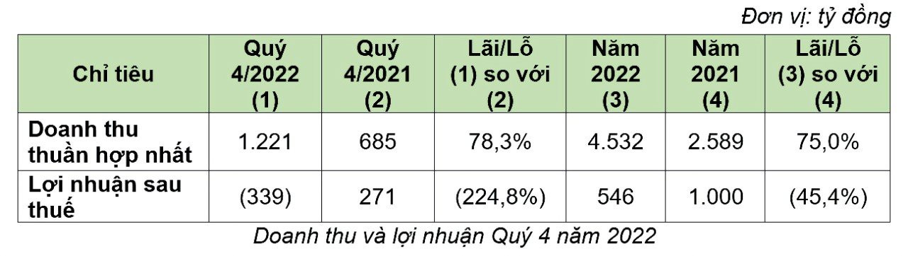 Bamboo Capital (BCG): Doanh thu năm 2022 đạt hơn 4.531 tỷ, lợi nhuận sau thuế hơn 546 tỷ - Ảnh 1. Bamboo Capital (BCG): Doanh thu năm 2022 đạt hơn 4.531 tỷ, lợi nhuận sau thuế hơn 546 tỷ - Ảnh 1.