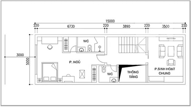 Tư vấn thiết kế nhà đẹp và hiện đại cho lô đất rộng 75m2 - Ảnh 2.