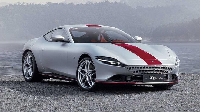 Ferrari Roma phiên bản đặc biệt có bộ ấm trà, hộp xì gà và cả... diều trong xe - Ảnh 2.
