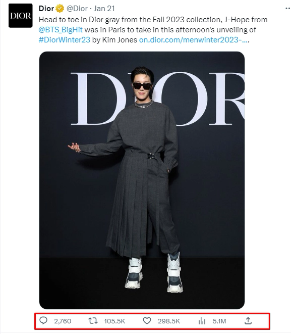 Hiệu ứng Jimin: Giúp cổ phiếu Dior tăng kỷ lục trong 2 ngày, tạo hiệu ứng truyền thông, kích cầu mua sắm - Ảnh 9.
