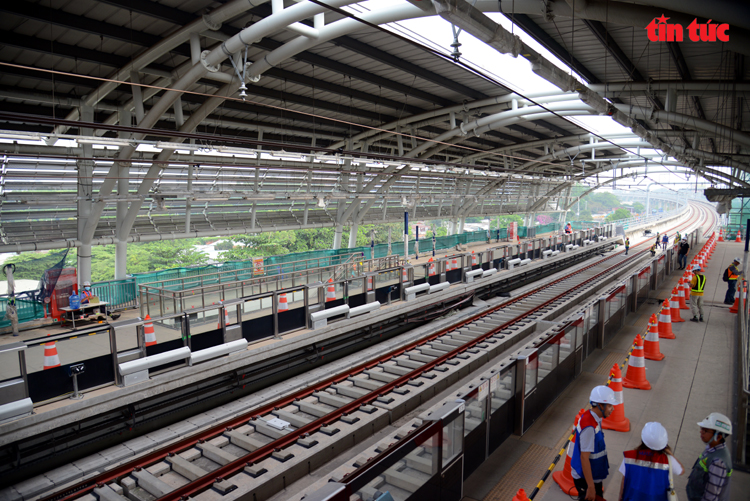 Ngắm tuyến Metro Bến Thành - Suối Tiên sắp đưa vào hoạt động