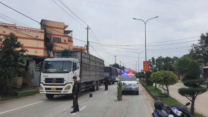 Quảng Ngãi: Tai nạn liên hoàn lúc chờ đèn đỏ, nhiều ô tô biến dạng - Ảnh 6.