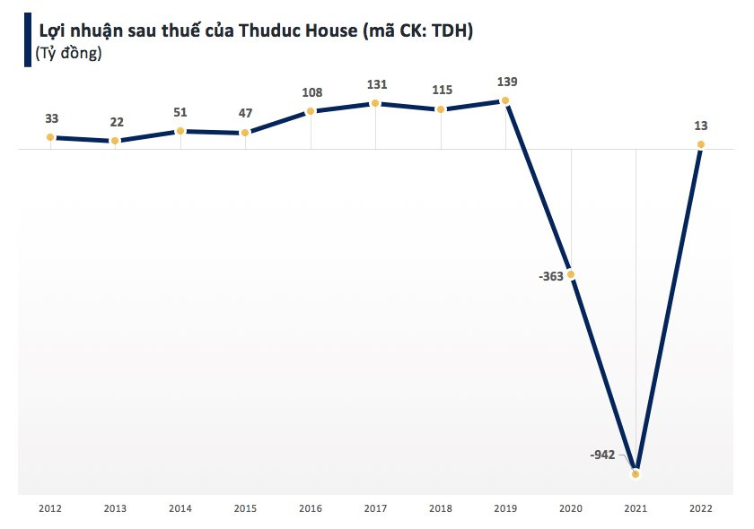 Sau 2 năm thua lỗ, Thuduc House (TLH) báo lãi ròng 13 tỷ đồng trong năm 2022 - Ảnh 1.