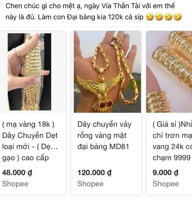 Hài hước những kiểu mua vàng gây sốt mạng xã hội ngày vía Thần tài