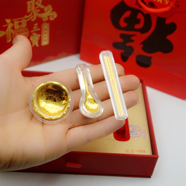 Hài hước những kiểu mua vàng gây sốt mạng xã hội ngày vía Thần tài - Ảnh 3.