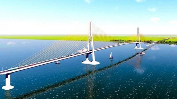 Chi 8.000 tỷ đồng xây cầu Đại Ngãi nối Trà Vinh với Sóc Trăng - Ảnh 1.