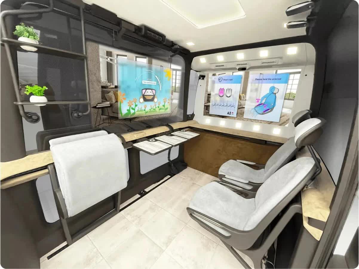 Toyota giới thiệu ý tưởng nội thất ô tô mới: Ngày càng rút khoảng cách với xe châu Âu - Ảnh 8.