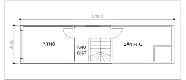 Tư vấn thiết kế nhà ống mặt tiền 3m cho gia đình 4 người - Ảnh 3.