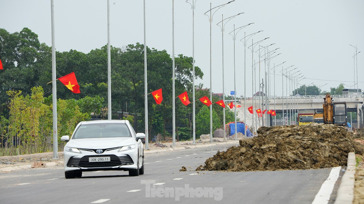 Bay trên con đường 'trăm tỷ' vừa thông xe, nối Khu đô thị vệ tinh Sóc Sơn với trung tâm Thủ đô - Ảnh 10.