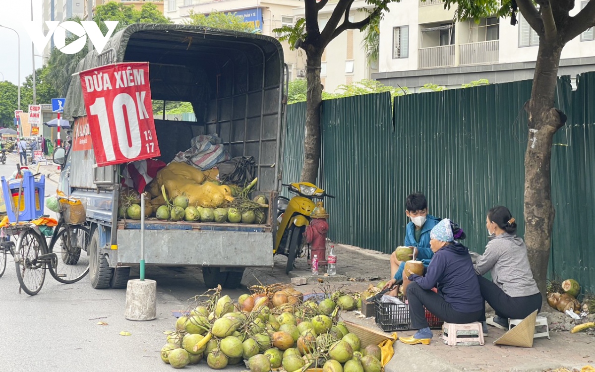 Xe tải bán hoa quả nghênh ngang trên đường phố Hà Nội, sao không ai dẹp? - Ảnh 10.