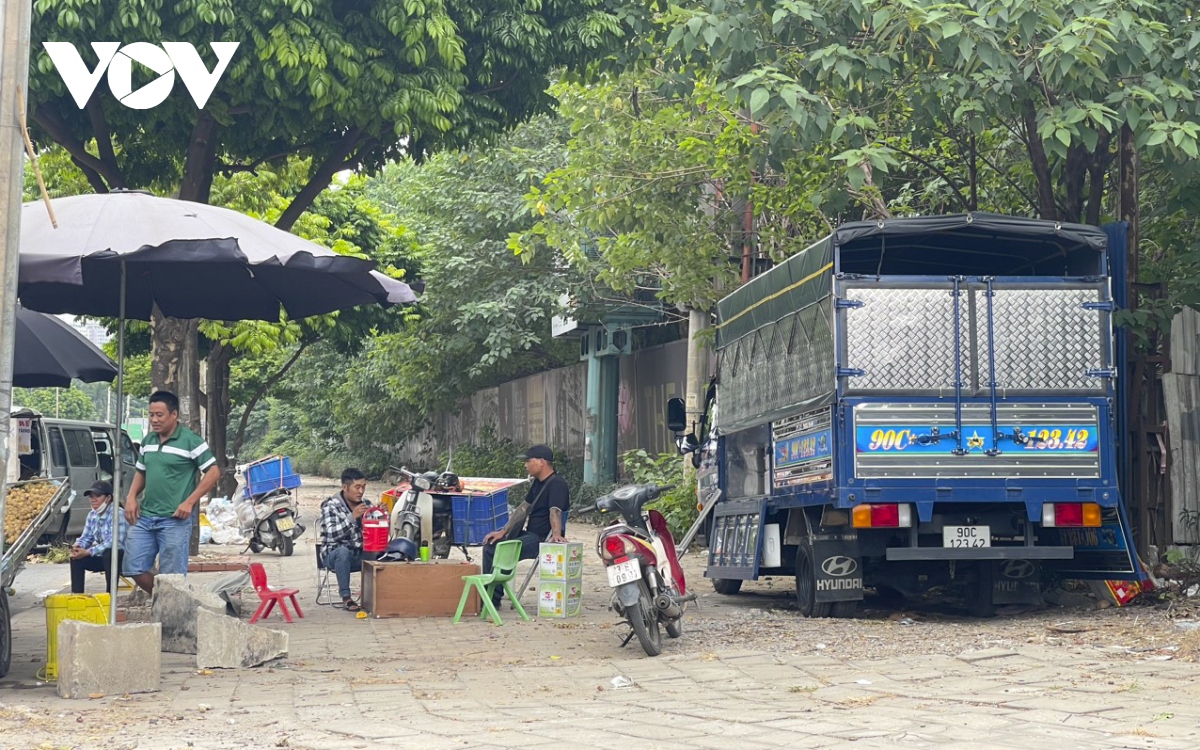 Xe tải bán hoa quả nghênh ngang trên đường phố Hà Nội, sao không ai dẹp? - Ảnh 14.