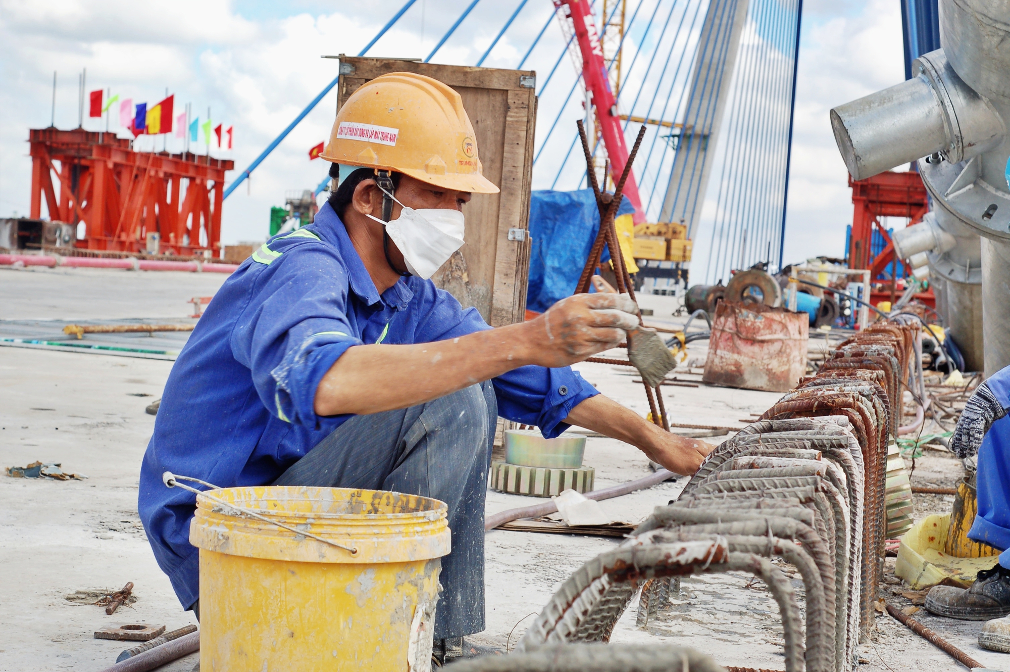  Hôm nay, hợp long cây cầu hơn 5.000 tỷ do 100% người Việt thi công, thiết kế ở miền Tây  - Ảnh 3.