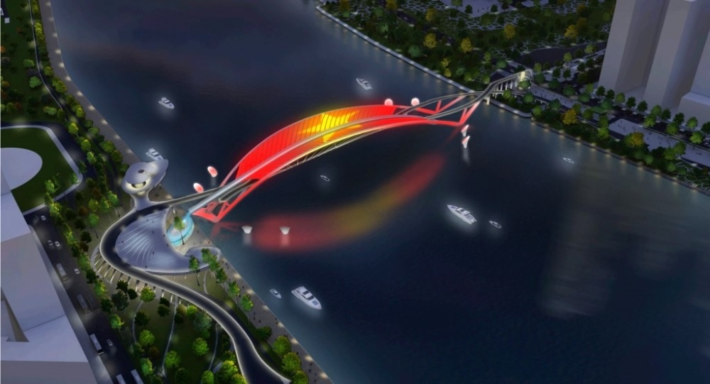 TP.HCM chấp thuận chủ trương đầu tư và tiếp nhận vốn xây cầu đi bộ qua sông Sài Gòn - Ảnh 1.