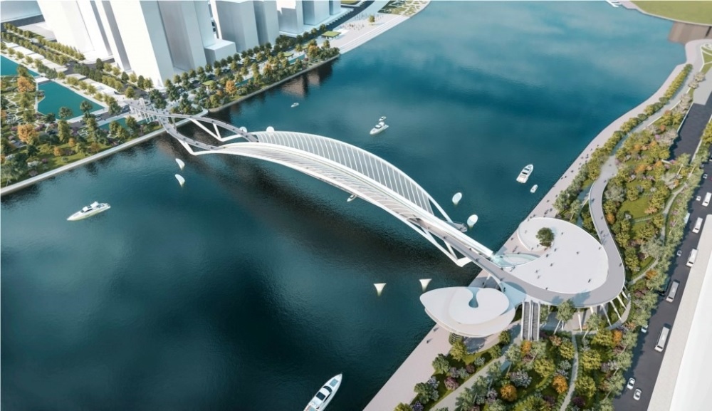 TP.HCM chấp thuận chủ trương đầu tư và tiếp nhận vốn xây cầu đi bộ qua sông Sài Gòn - Ảnh 2.