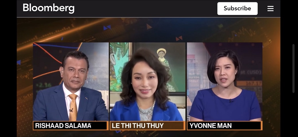 CEO VinFast nói về kế hoạch mở rộng thị trường toàn cầu trên Bloomberg TV - Ảnh 1.