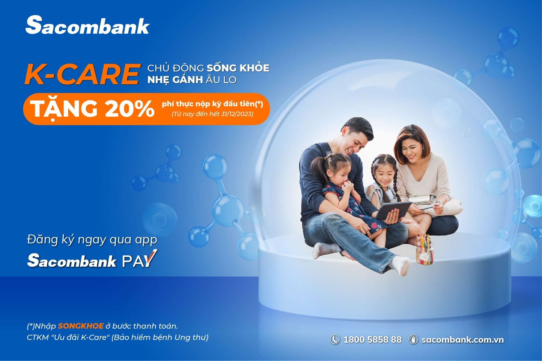 Nhiều ưu đãi lớn khi tham gia bảo hiểm nhân thọ tại sacombank - Ảnh 2.