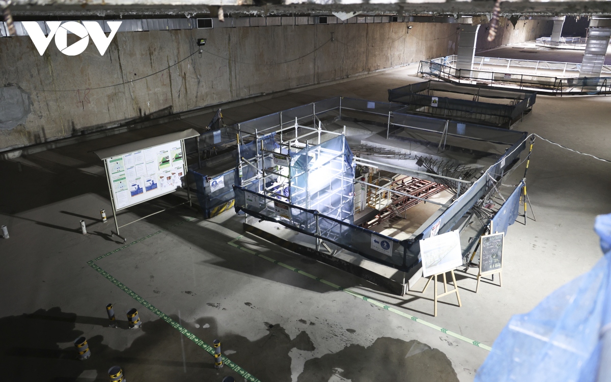 Robot đào hầm sẵn sàng khoan từ ga S9 tới ga S12 dự án Metro Nhổn - Ga Hà Nội - Ảnh 1.