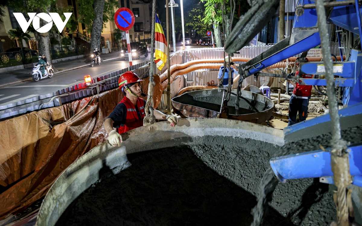 Robot đào hầm sẵn sàng khoan từ ga S9 tới ga S12 dự án Metro Nhổn - Ga Hà Nội - Ảnh 9.